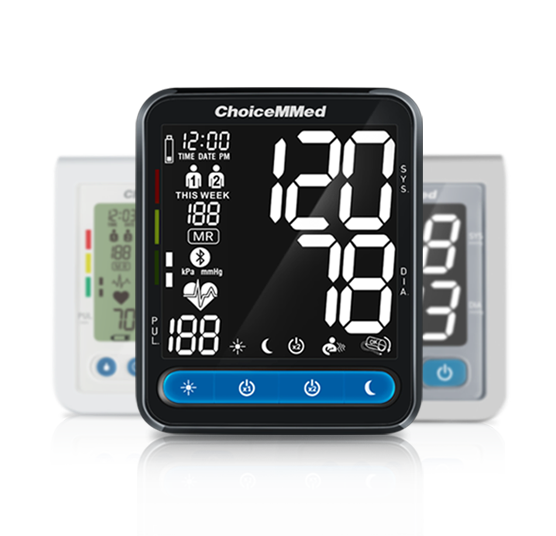 CHOICEMMED Wrist Blood Pressure Monitor - BP Cuff Meter with Display - -  Mibest Store